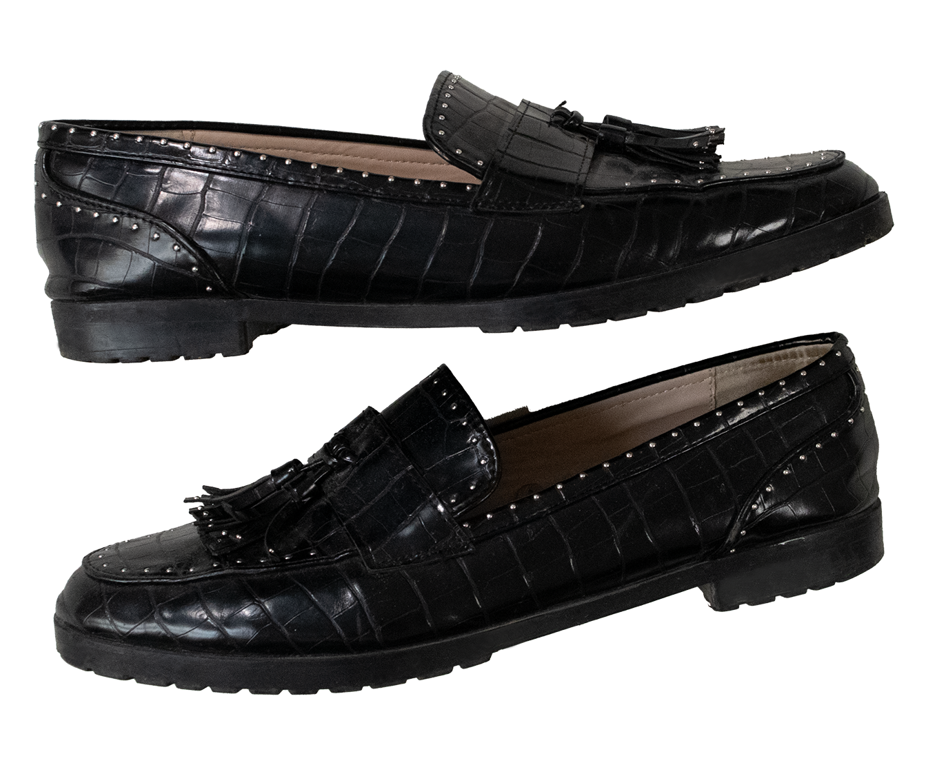 Mocasines Tassle Negros